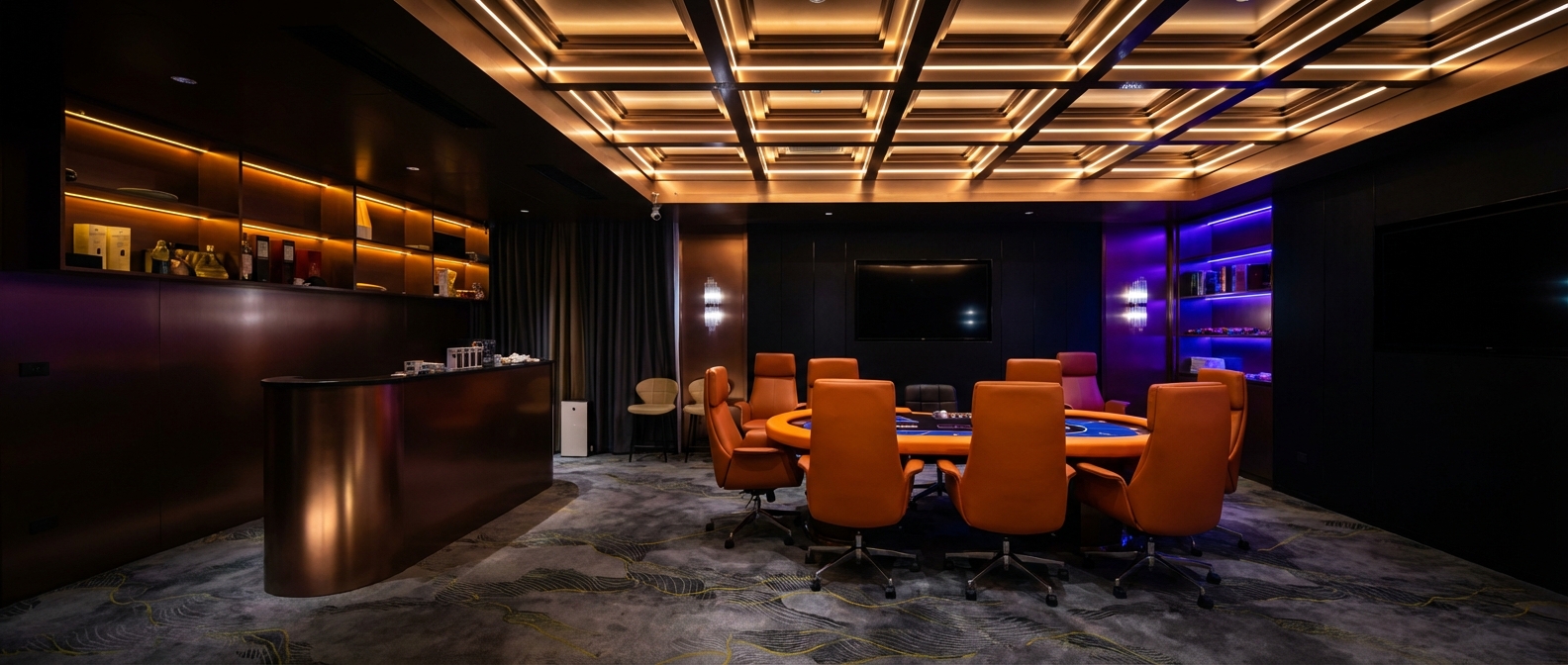 RiverOn Poker Club Interior